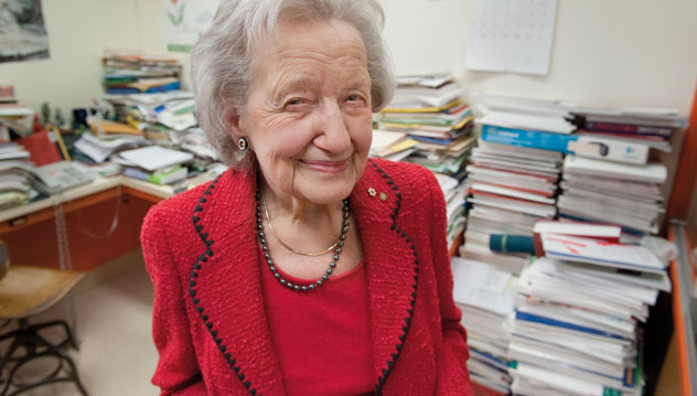 Brenda Milner, neuro-psychologue Photo : Martin Viau
