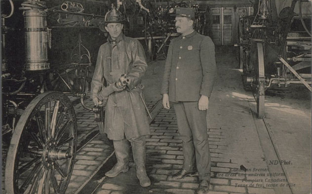 Pompiers en 1908