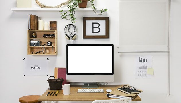 Aménager un bureau à domicile à peu de frais